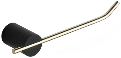 Mexen Aron držák na toaletní papír, černý/zlatý - 7088133-57