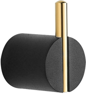 Mexen Aron háček na ručník, černý/zlatý- 7088135-57