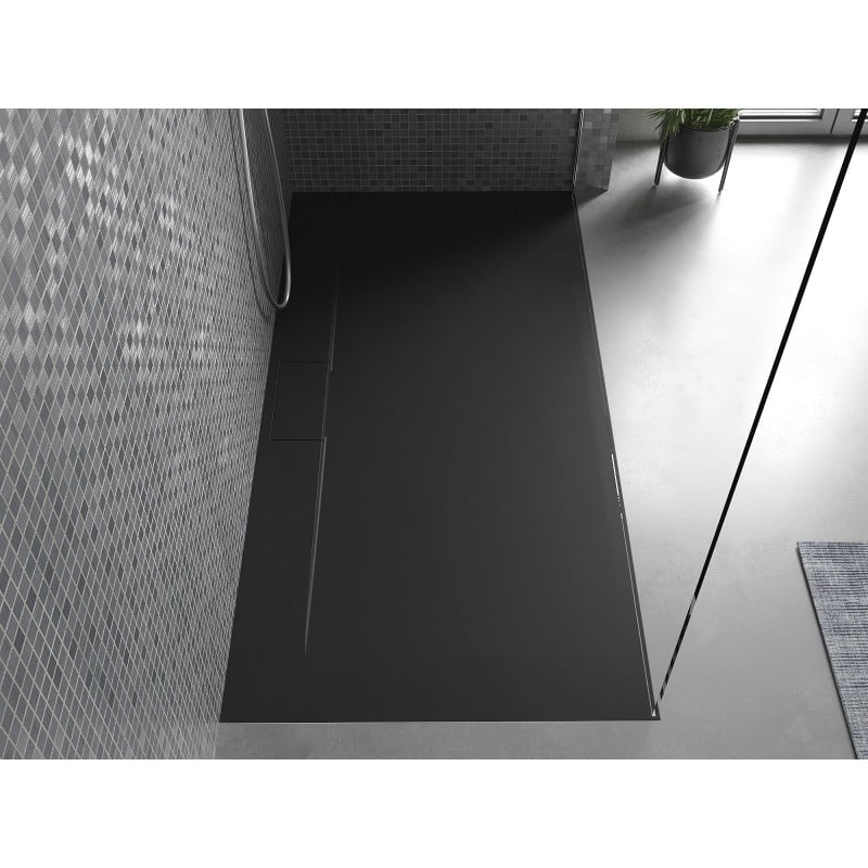 Mexen Egon obdélníková sprchová vanička SMC 180 x 90 cm, černá - 4R709018