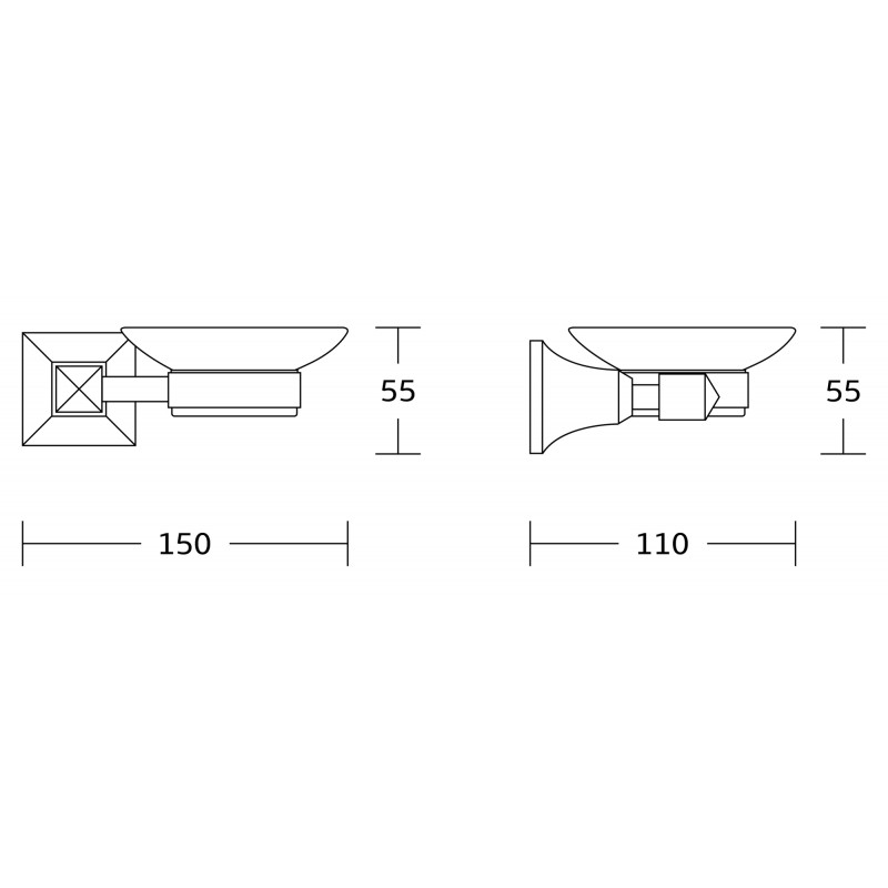 Mexen Dalia mýdlenka, zlatá - 7017339-50