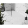 Mexen Stone+ obdélníkový kompozitní sprchový kout 160 x 90 cm, bílý, bílý kryt - 44109016-W