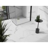 Mexen Stone+ kompozitní čtvercový sprchový kout 70 x 70 cm, bílý, zlatá krytka - 44107070-G