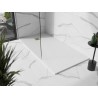 Mexen Stone+ čtvercová kompozitní sprchová vanička 180 x 100 cm, bílá, zlatý kryt - 44101018-G