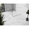 Mexen Stone+ obdélníkový kompozitní sprchový kout 110 x 70 cm, bílý, zlatá krytka - 44107011-G