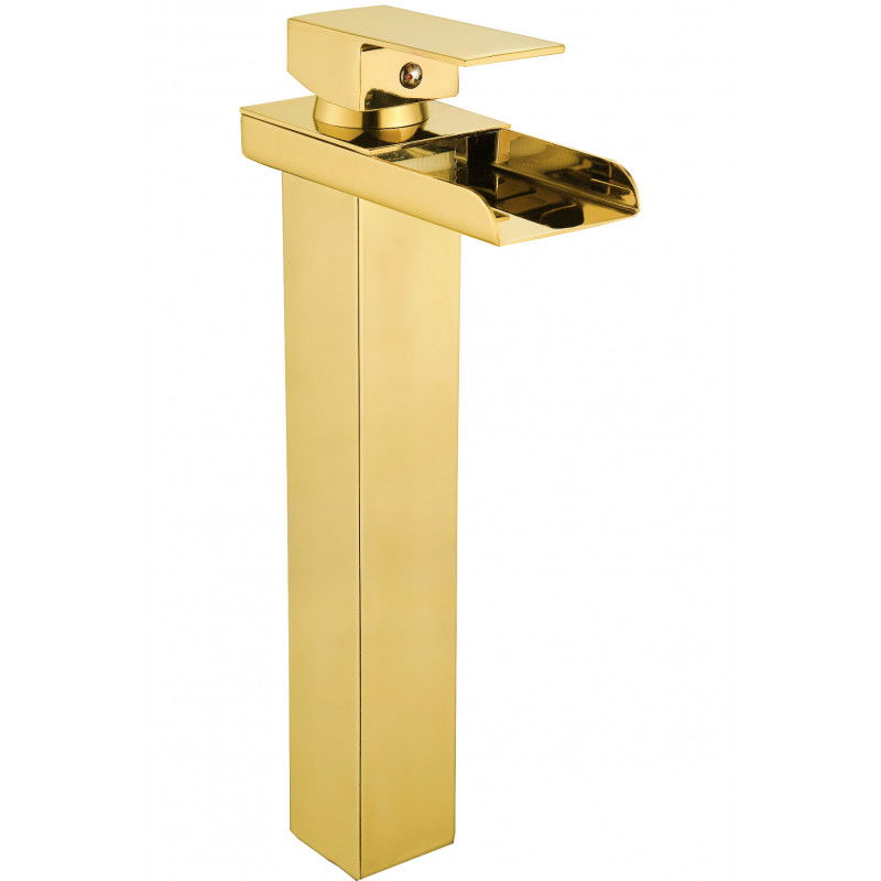 Mexen Hydra vysoká umyvadlová baterie, zlatá - 744910-50