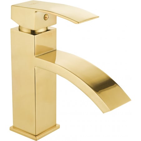Mexen Libra baterie umyvadlová, zlatá - 745100-50