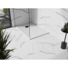Mexen Stone+ obdélníkový kompozitní sprchový kout 130 x 90 cm, bílý, černý kryt - 44109013-B