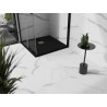 Mexen Stone+ čtvercový kompozitní sprchový kout 90 x 90 cm, černý, zlatý kryt - 44709090-G