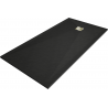 Mexen Stone+ obdélníková kompozitní sprchová vanička 200 x 90 cm, černá, zlatá krytka - 44709020-G