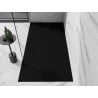 Mexen Stone+ obdélníkový kompozitní sprchový kout 180 x 90 cm, černý, černý kryt - 44709018-B