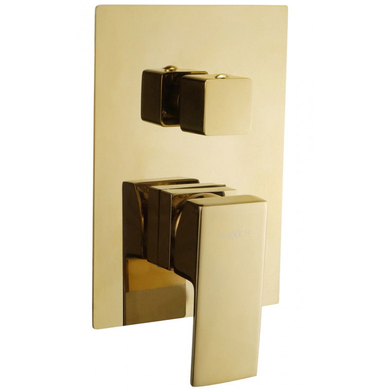 Mexen Uno baterie vanová podomítková, zlatá - 71435-50