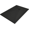 Mexen Stone+ obdélníkový kompozitní sprchový kout 140 x 90 cm, černý, černý kryt - 44709014-B