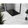 Mexen Stone+ obdélníková kompozitová sprchová vanička 110 x 90 cm, černá, černý kryt - 44709011-B