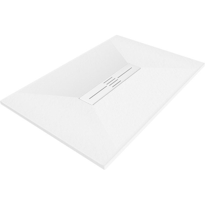 Mexen Toro obdélníkový sprchový kout SMC 100 x 80 cm, bílý, bílá krytka - 43108010-W