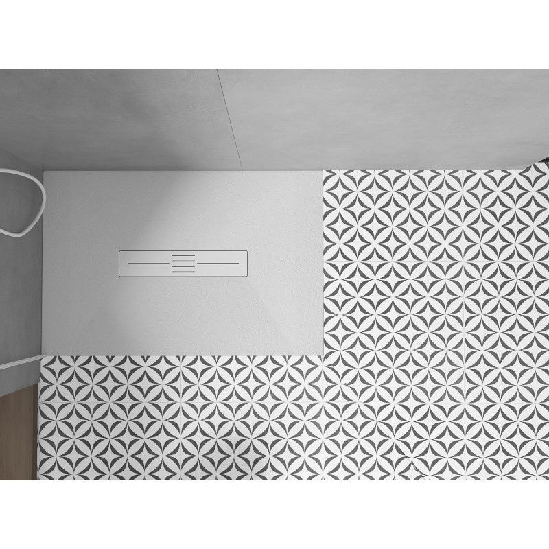 Mexen Toro obdélníkový sprchový kout SMC 140 x 80 cm, bílý, bílá krytka - 43108014-W