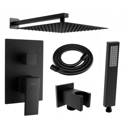 Mexen Uno DR02 podomítková sprchová sada, černá - 71435DR02-70