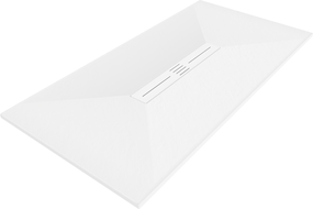 Mexen Toro obdélníkový sprchový kout SMC 160 x 80 cm, bílý, krytka bílá - 43108016-W