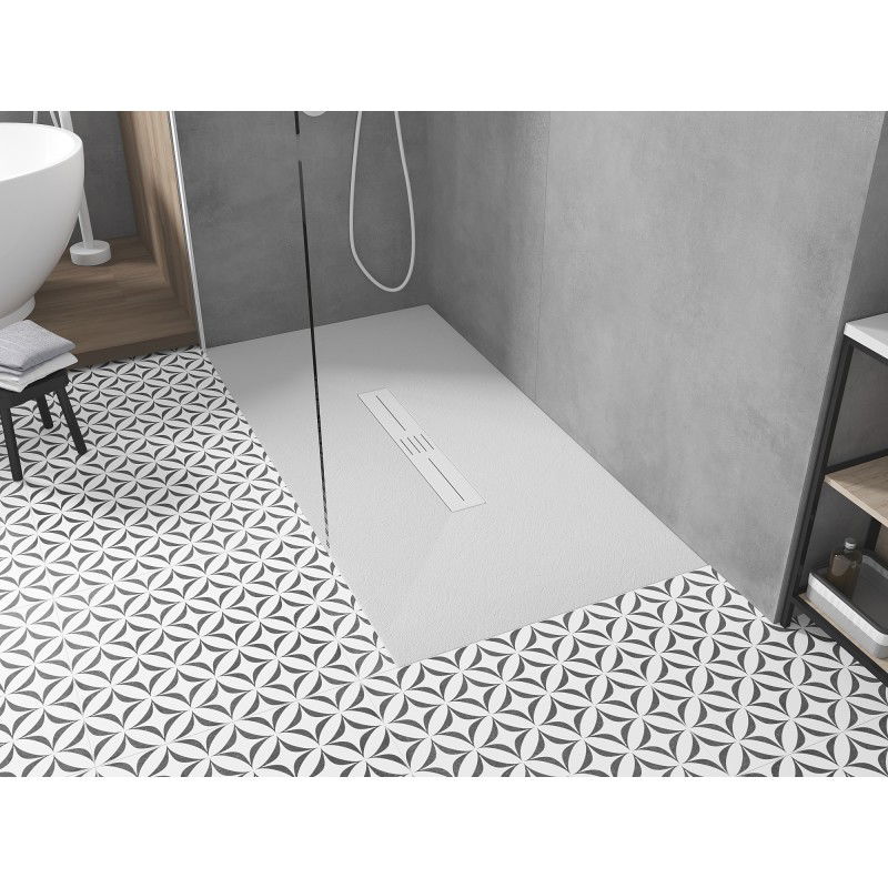 Mexen Toro obdélníková sprchová vanička SMC 170 x 80 cm, bílá, kryt bílý - 43108017-W