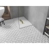 Mexen Toro obdélníkový sprchový kout SMC 130 x 80 cm, bílý, zlatý kryt - 43108013-G