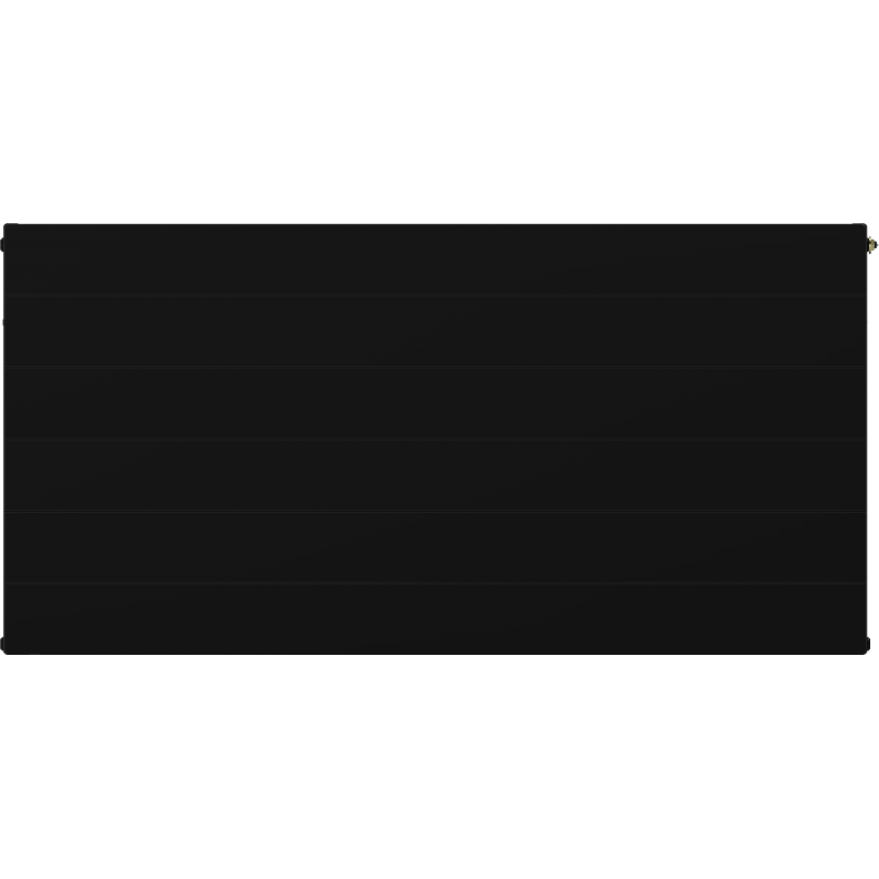 Mexen Line CCL33 deskový radiátor 600 x 600 mm, spodní středové připojení, 1320 W, černý - W6C33L-060-060-70