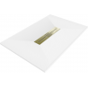 Mexen Toro obdélníkový sprchový kout SMC 100 x 90 cm, bílý, kryt zlatý - 43109010-G