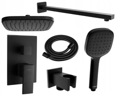 Mexen Uno DR33 podomítková sprchová sada, černá - 71435DR33-70