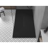 Mexen Toro obdélníková sprchová vanička SMC 170 x 80 cm, černá, černý kryt - 43708017-B