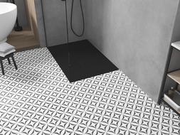 Mexen Toro obdélníková sprchová vanička SMC 100 x 80 cm, černá, černý kryt - 43708010-B