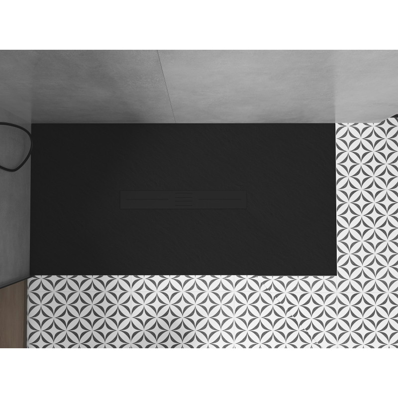 Mexen Toro obdélníkový sprchový kout SMC 200 x 70 cm, černý, černý kryt - 43707020-B