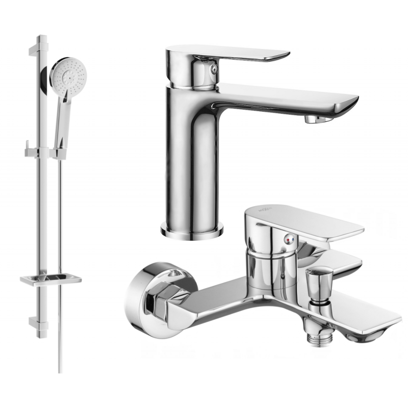 Mexen Alfa DQ40 sada vanová, chrom - 745703DQ40-00