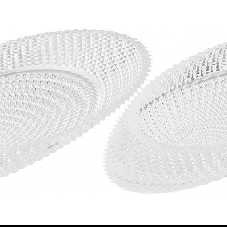 Mexen Dora skleněné umyvadlo na desku 34 x 34 cm, transparentní - 24113400