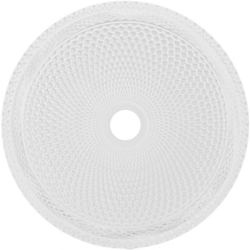 Mexen Dora skleněné umyvadlo na desku 34 x 34 cm, transparentní - 24113400