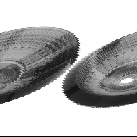 Mexen Heba skleněné umyvadlo na desku 45 x 45 cm, černé - 24064570