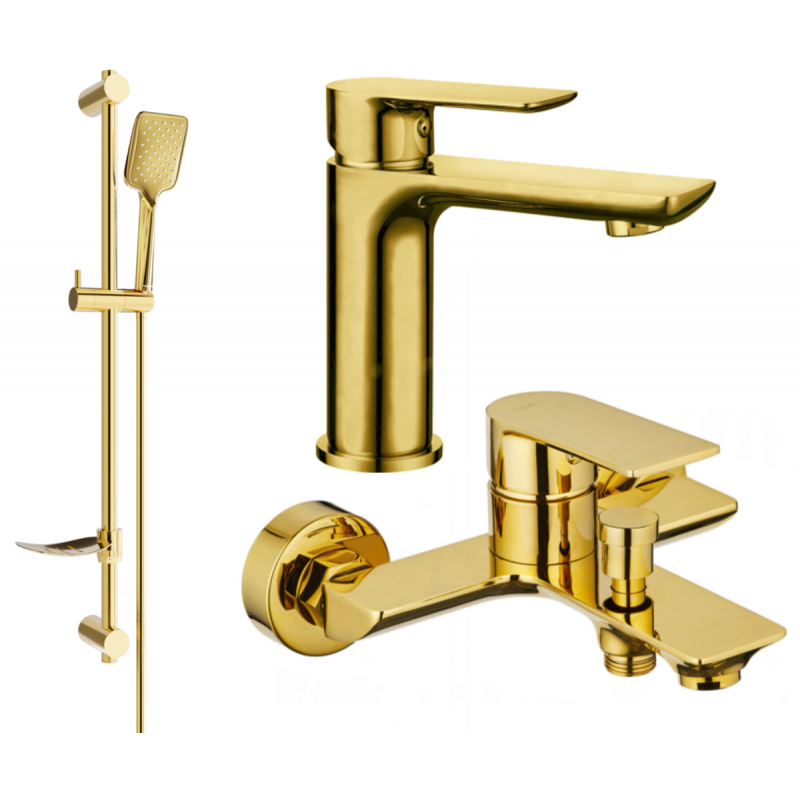 Mexen Alfa DF62 vanová sada, zlatá - 745703DF62-50