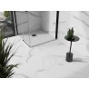 Mexen Stone+ kompozitní čtvercový sprchový kout 70 x 70 cm, bílý, černý kryt - 44107070-B