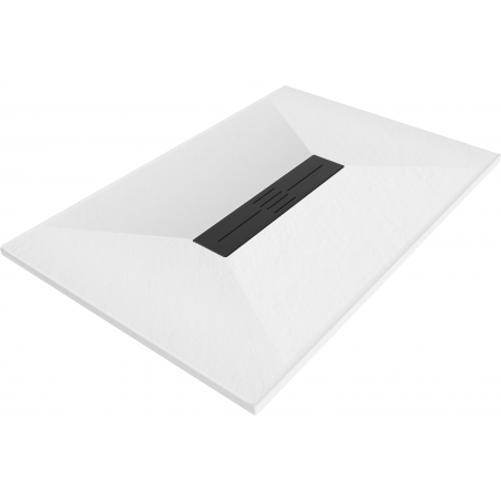 Mexen Toro obdélníkový sprchový kout SMC 120 x 80 cm, bílý, černý kryt - 43108012-B