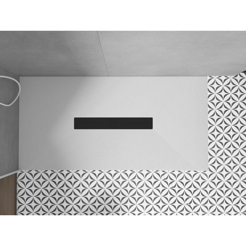 Mexen Toro obdélníkový sprchový kout SMC 200 x 70 cm, bílý, černý kryt - 43107020-B