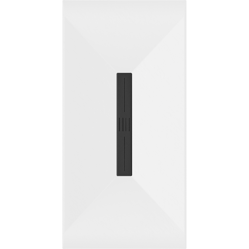 Mexen Toro obdélníkový sprchový kout SMC 200 x 70 cm, bílý, černý kryt - 43107020-B