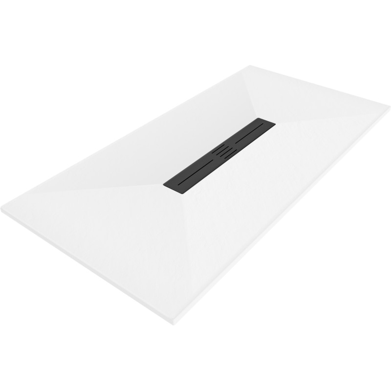 Mexen Toro obdélníkový sprchový kout SMC 200 x 80 cm, bílý, černý kryt - 43108020-B