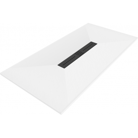 Mexen Toro obdélníkový sprchový kout SMC 200 x 80 cm, bílý, černý kryt - 43108020-B