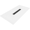 Mexen Toro obdélníková sprchová vanička SMC 180 x 90 cm, bílá, černý kryt - 43109018-B