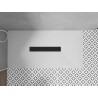 Mexen Toro obdélníková sprchová vanička SMC 150 x 90 cm, bílá, kryt černý - 43109015-B