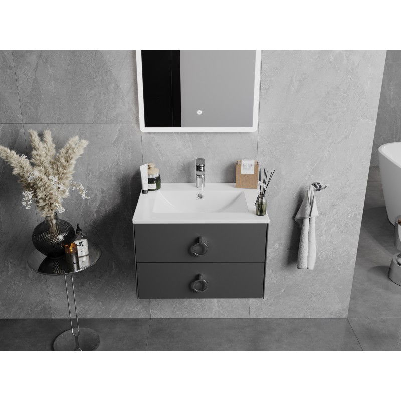 Mexen Atena zapuštěné umyvadlo do desky 61 x 46 cm, bílá - 25016000