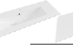 Mexen Atena zapuštěné umyvadlo do desky 71 x 46 cm, bílá - 25017000