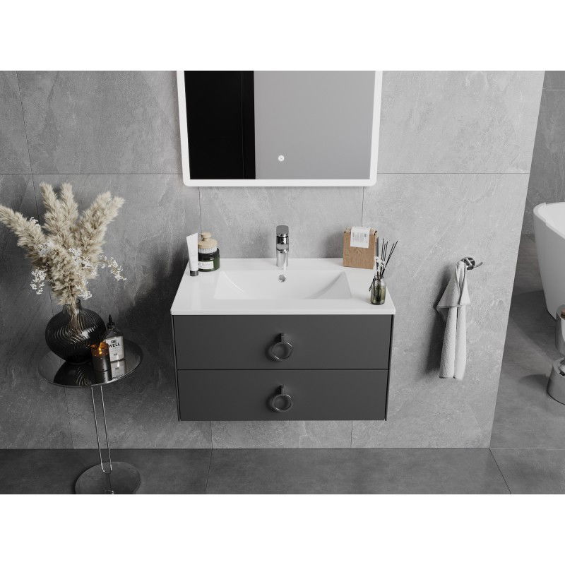 Mexen Atena zapuštěné umyvadlo do desky 71 x 46 cm, bílá - 25017000