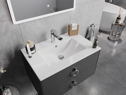 Mexen Atena zapuštěné umyvadlo do desky 71 x 46 cm, bílá - 25017000