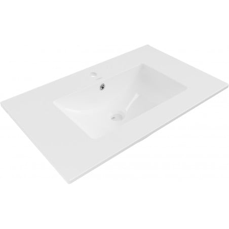 Mexen Atena umyvadlo zapuštěné v desce 76 x 46 cm, bílá - 25017500