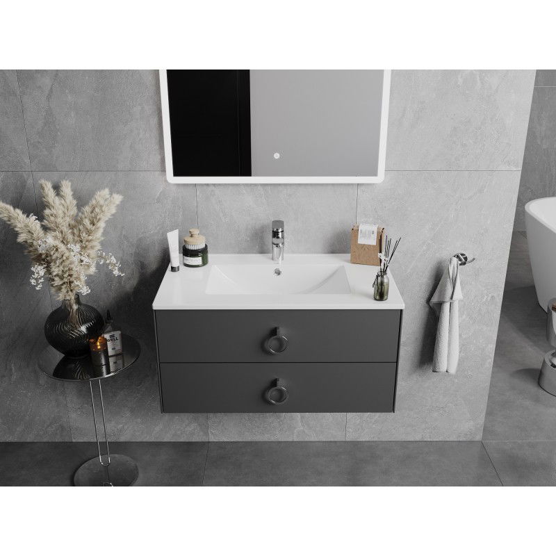 Mexen Atena umyvadlo zapuštěné do desky 80 x 46 cm, bílá - 25018000