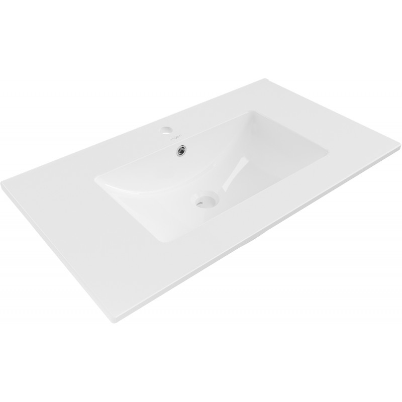 Mexen Atena umyvadlo zapuštěné do desky 80 x 46 cm, bílá - 25018000