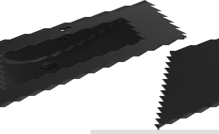 Mexen Atena umyvadlo zapuštěné do desky 81 x 46 cm, černá mat - 25018070